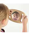 tickit Sensory Toy in FSC Rubber Wood - Easy Hold - Plane Mirror - 12m+ Sensory Games_