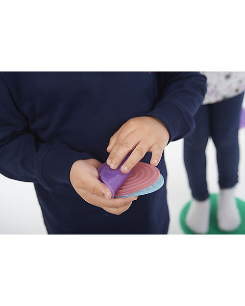 tickit Set 10 Silishapes Sensory Circles - Silicone - Different Tactile Surfaces Sensory Games_