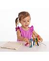 tickit Set of 11 Keys - Rainbow - Solid Beech Wood - from 10 Months Sensory Games_