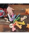 tickit Set of 11 Keys - Rainbow - Solid Beech Wood - from 10 Months Sensory Games_