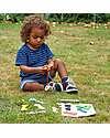 tickit Set of 11 Keys - Rainbow - Solid Beech Wood - from 10 Months Sensory Games_