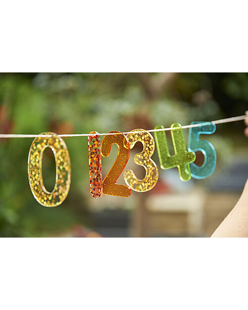 tickit Set of 14 Glittery Number for Led Panel - Fun and Sensory Knowledge Sensory Games_