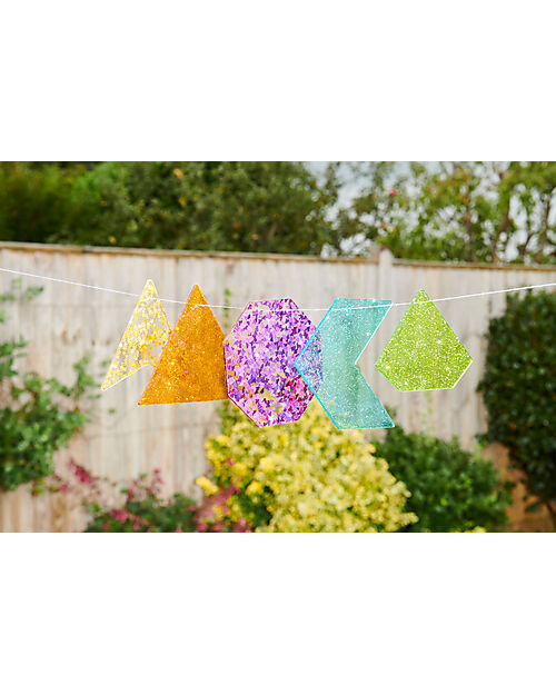 tickit Set of 21 Rainbow Glittery Shapes for LED Panel - Fun and Sensory  Knowledge - 3+ years Sensory Games_