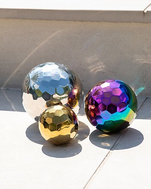 tickit Set of 3 Mistery Balls - Steel - Diameter 6 to 10 cm - 0+ Sensory Games_