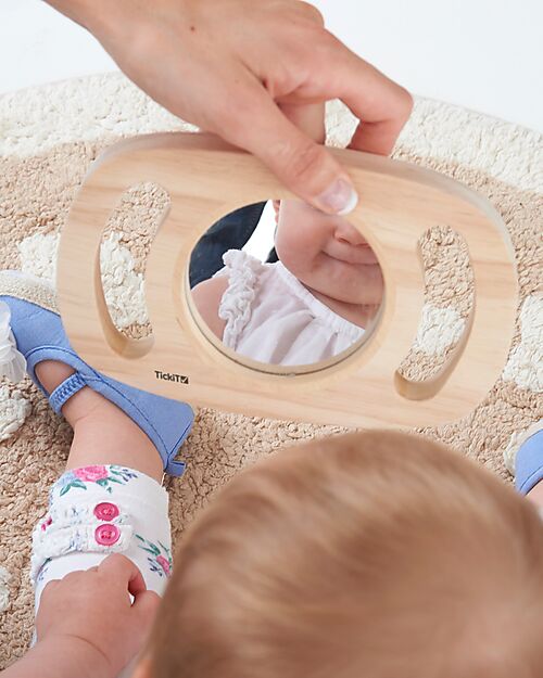 tickit Set of 6 Sensory Toys in FSC Rubber Wood - Easy Hold - 12m+ Sensory Games_