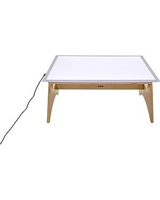 tickit Set Table and A2 LED Light Panel - Color Changing - 63.5 x 46 cm - Stimulates Fun and Sensory Knowledge Sensory Games_