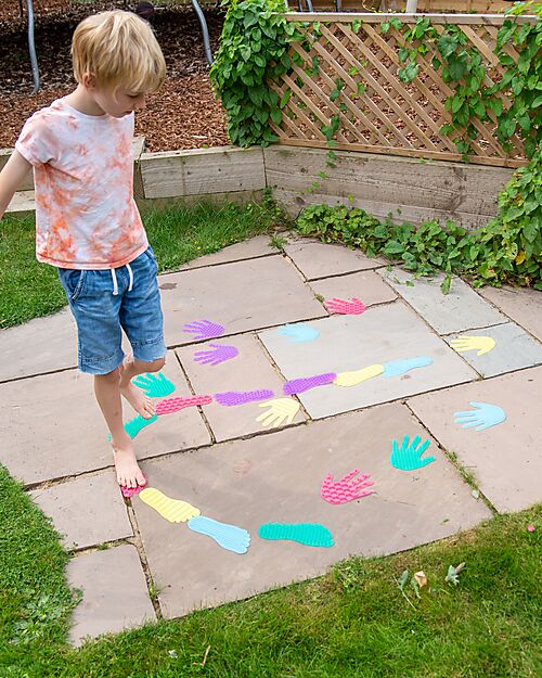 tickit Silishapes Hands and Feet Set - Food Grade Silicone - Different Tactile Surfaces - +3 Years Sensory Games_