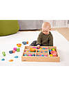 tickit Sorting Tray - 7 Way - Solid Wood from Sustainable Forests Sensory Games_