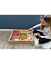 tickit Sorting Tray - 7 Way - Solid Wood from Sustainable Forests Sensory Games_