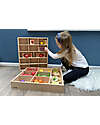 tickit Sorting Tray - 7 Way - Solid Wood from Sustainable Forests Sensory Games_