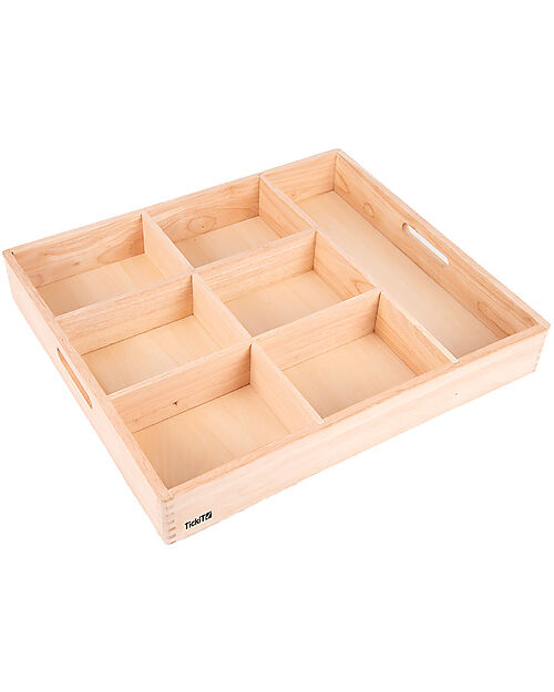 Bamboo Puzzle Sorting Trays Stackable Wooden Jigsaw Puzzle Sorting
