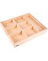 tickit Sorting Tray - 7 Way - Solid Wood from Sustainable Forests Sensory Games_