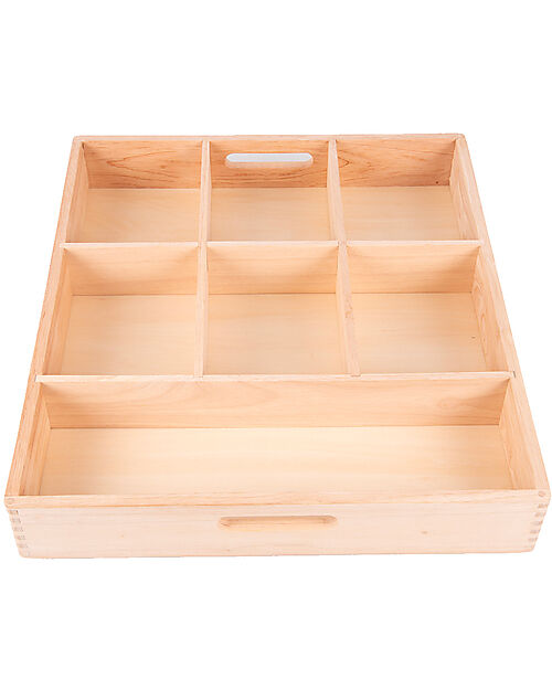 Bamboo Puzzle Sorting Trays Stackable Wooden Jigsaw Puzzle Sorting