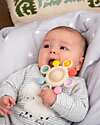 tickit Teether with Rattle - Arcobaleno - Food Grade Silicone and Beech Wood Teethers