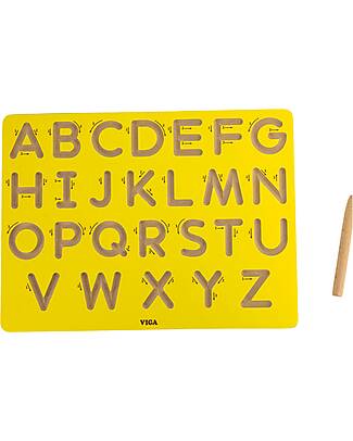 tickit Tracing Board - Capital Letters - Pencil Included - 30 x 22.5 cm - +3 Years STEM toys