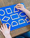 tickit Tracing Board - Geometric Shapes - Pencil Included - 30 x 22.5 cm - +3 Years STEM toys