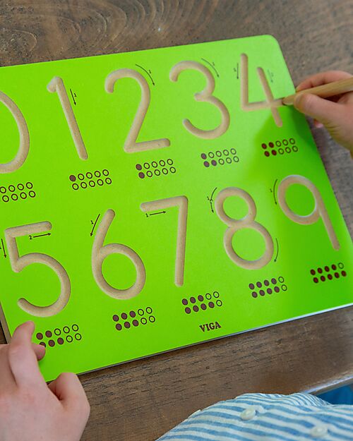 tickit Tracing Board - Numbers - Pencil Included - 30 x 22.5 cm - +3 Years STEM toys