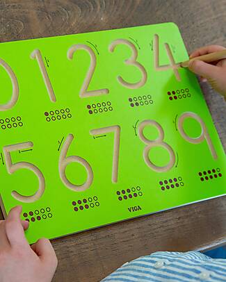 tickit Tracing Board - Numbers - Pencil Included - 30 x 22.5 cm - +3 Years STEM toys