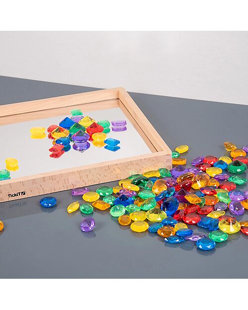 tickit Translucent Colour  Jewels - Red/Orange/Yellow/Green/Blue/Purple - from 3 Years Sensory Games_