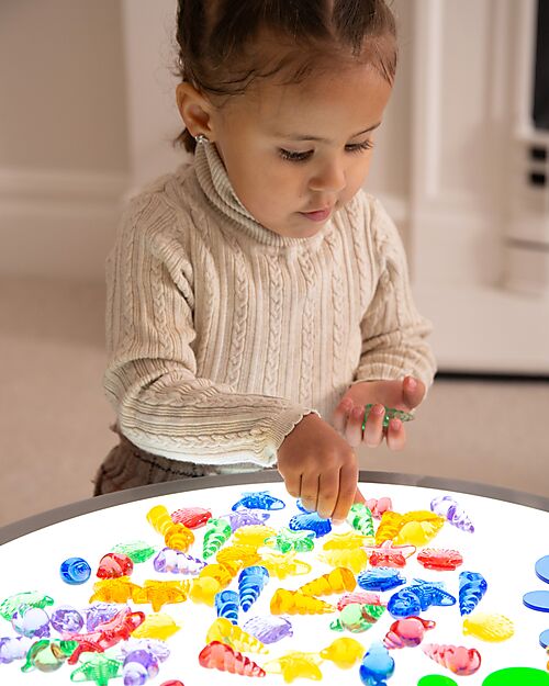 tickit Translucent Colour Shells - Red/Orange/Yellow/Green/Blue/Purple - from 3 Years Sensory Games_