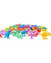 tickit Translucent Dinosaurs - Red/Orange/Yellow/Green/Blue/Purple - from 3 Years - For Light Panel Sensory Games_