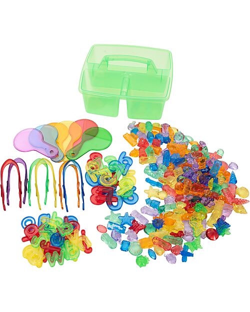 tickit Translucent Discovery Set - 245 Pieces - From 3 Years - For Light Panel Sensory Games_
