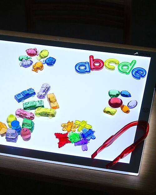 tickit Translucent Discovery Set - 245 Pieces - From 3 Years - For Light Panel Sensory Games_