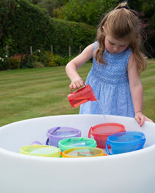 tickit Translucent Jugs - Rainbow - 6 Pieces - 300 ml - 18m+ Outdoor Games and Toys_