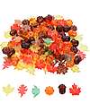 tickit Translucent Leaves and Seeds - Red/Yellow/Orange/Brown/Green - from 3 Years - For Light Panel Sensory Games_