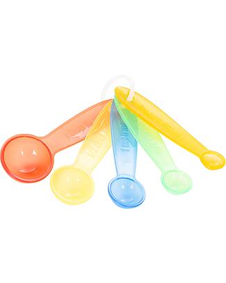 tickit Translucent Measuring Spoons - Rainbow - 5 Pieces - 12m+ Outdoor Games and Toys_