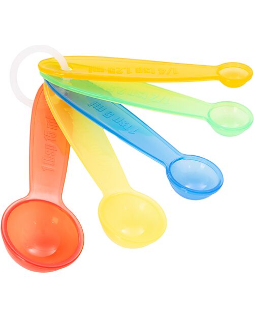 tickit Translucent Measuring Spoons - Rainbow - 5 Pieces - 12m+ Outdoor Games and Toys_