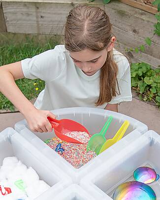 tickit Translucent Scoops - Rainbow - 3 Pieces -  10m+ Outdoor Games and Toys_