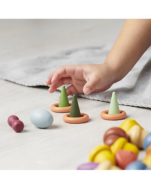 tickit Treasures Taster Set - 42 Pieces - Wood - from 3 Years Sensory Games_