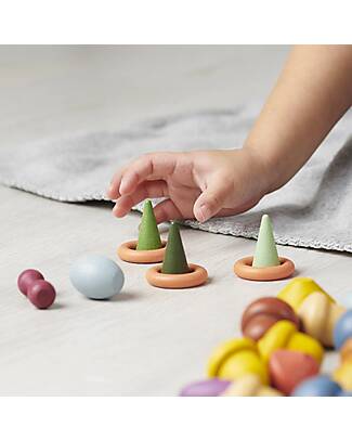 tickit Treasures Taster Set - 42 Pieces - Wood - from 3 Years Sensory Games_