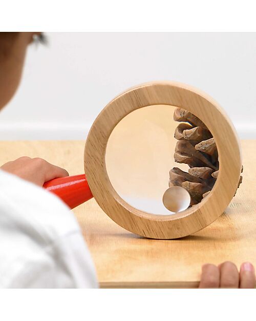 tickit Wooden Hand Lens - Solid Wood - from 12 Months Outdoor Games and Toys_