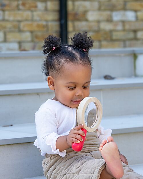 tickit Wooden Hand Lens - Solid Wood - from 12 Months Outdoor Games and Toys_
