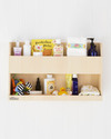 Tidy Books Bunk Bed Buddy Bedside Storage Shelf - 33x53x12cm - White Montessori Bookcases