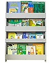 Tidy Books Children’s Front Facing Montessori Wood Bookcase - Pale Grey Montessori Bookcases