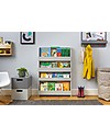 Tidy Books Children’s Front Facing Montessori Wood Bookcase - Pale Grey Montessori Bookcases