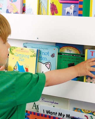 Tidy Books Children’s Front Facing Montessori Wood Bookcase - White Bookcases