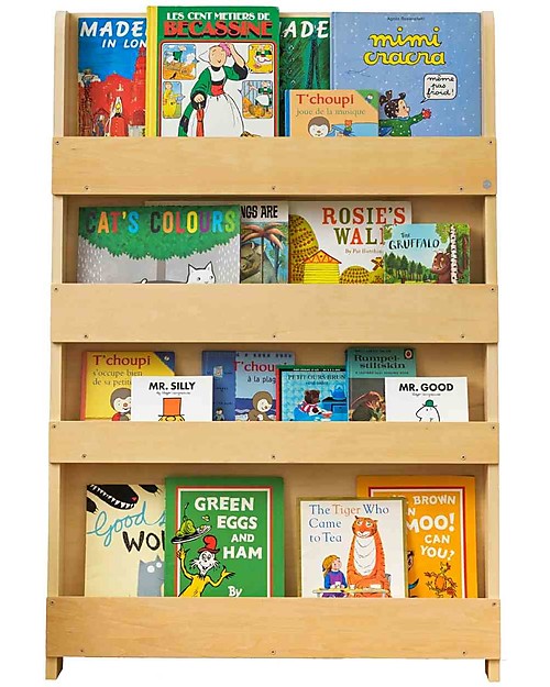 Tidy Books Children’s Front Facing Wood Bookcase - Natural Montessori Bookcases