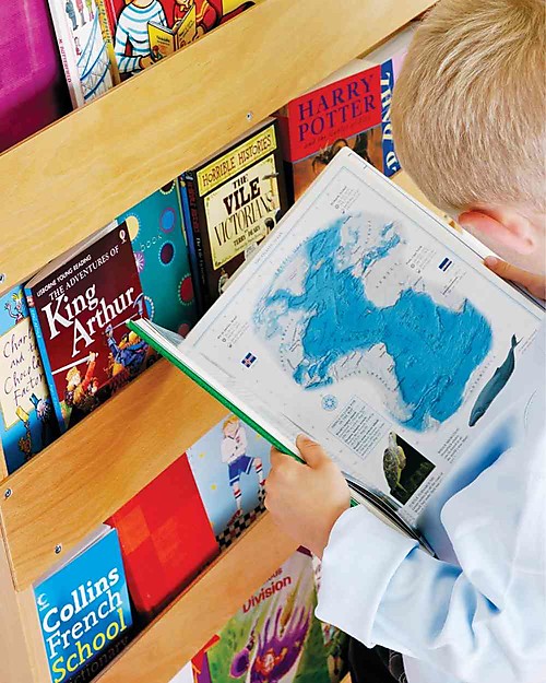 Tidy Books Children’s Front Facing Wood Bookcase - Natural Montessori Bookcases