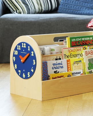 Tidy Books Front facing Book Box - 34x54x28 cm - Natural Bookcases