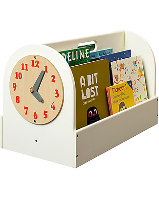 Tidy Books Front facing Montessori Book Box - 34x54x28 cm - Soft white Bookcases