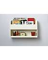 Tidy Books Hanging Bedside Table for Bunk Bed Buddy - 33x53x12cm - Soft White Shelves