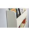 Tidy Books Hanging Bedside Table for Bunk Bed Buddy - 33x53x12cm - Soft White Shelves