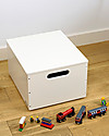 Tidy Books Sorting Box, Toys Wooden Box, Soft White - 40 x 30 x 24 cm Toy Storage Boxes