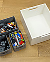 Tidy Books Sorting Box, Toys Wooden Box, Soft White - 40 x 30 x 24 cm Toy Storage Boxes