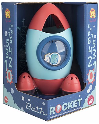 Tiger Tribe Bath Toy - Cute Rocket to Play in the Tub! Wall Stickers