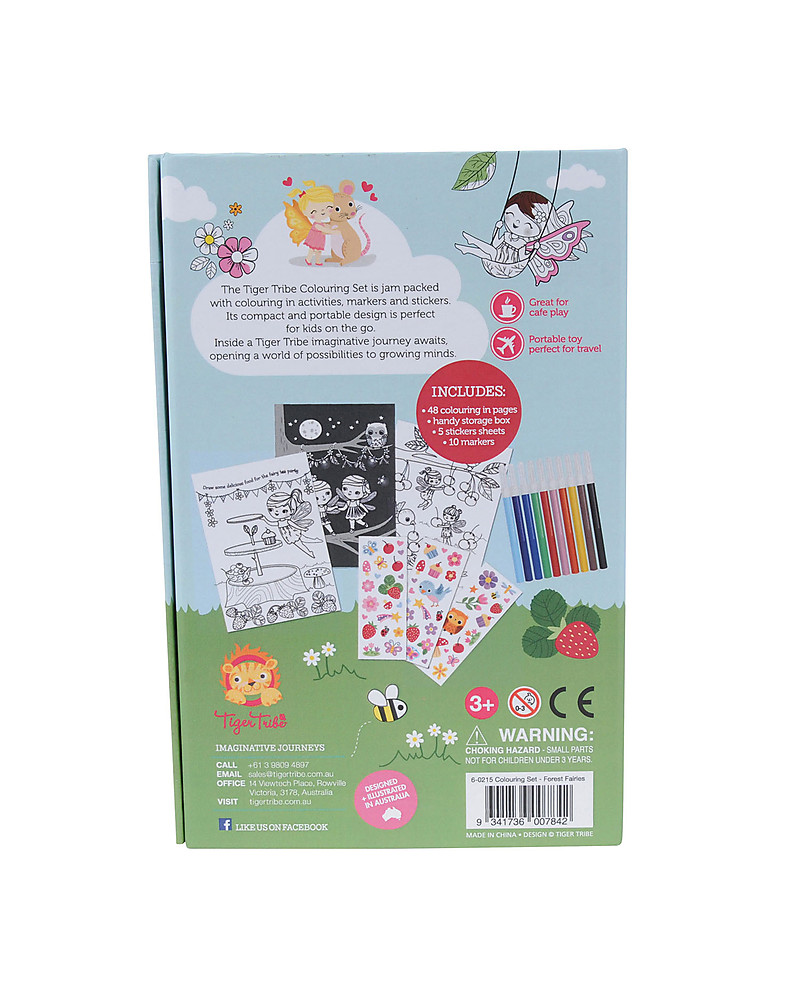 Tiger Tribe Forest Fairies Colouring Set 